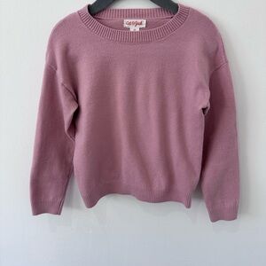 Cat & Jack Kids Mauve Crew Neck Sweatshirt  - Size 5t